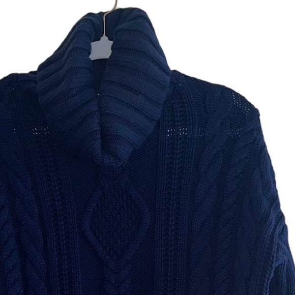 ATHLETA Merino Plains Wool Knit Sweater Navy Blue Size S - Picture 4 of 8